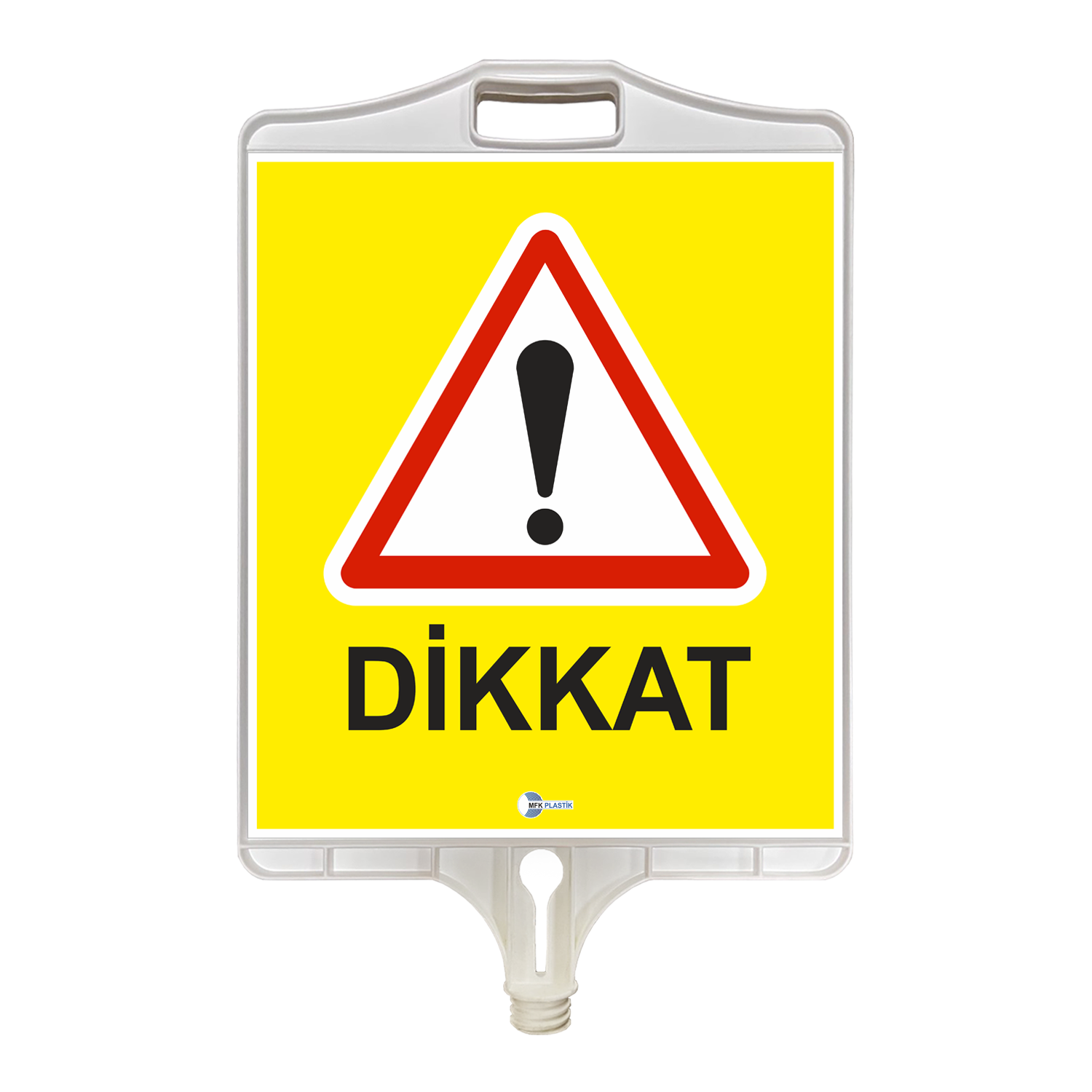 İki Yönlü Trafik Levhası Anlamı Dikdörtgen Plastik Uyarı Trafik Levhası (Çift Taraflı)