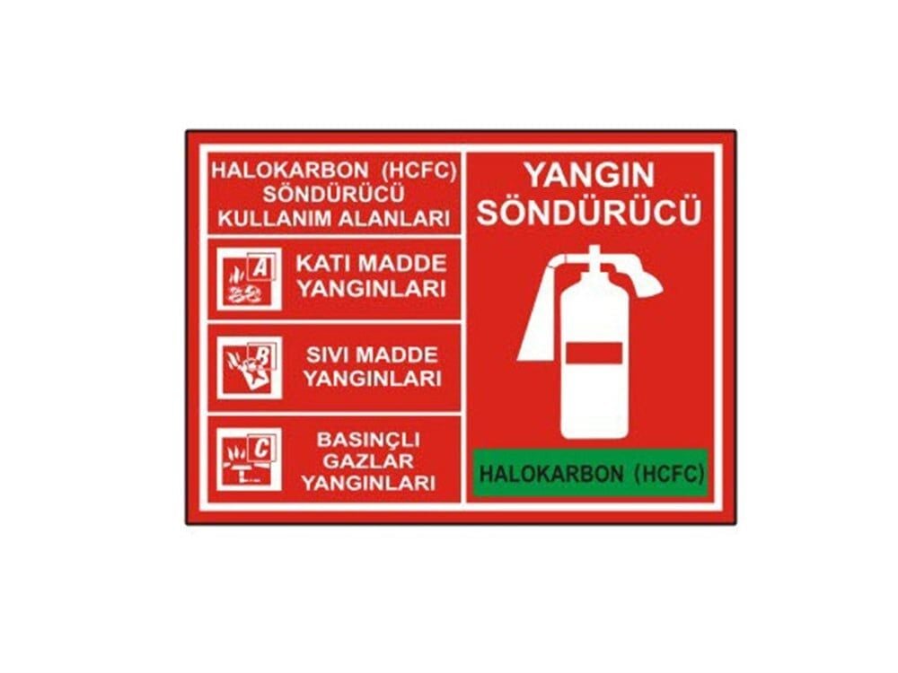 Yangın Söndürücü  Levhası