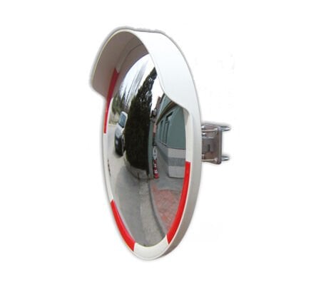 Bombeli Trafik Güvenlik Aynası 60 cm  Beyaz otopark aynası