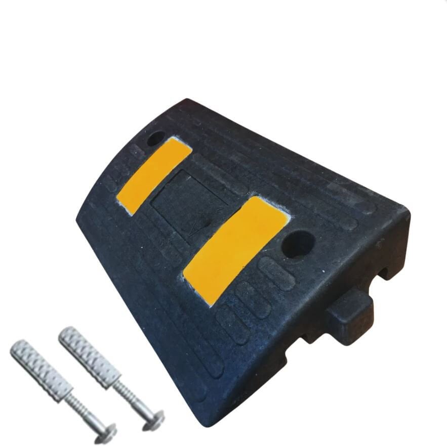 Kauçuk Rampa Seti 1 Metre - Otopark Rampası, Kablo Kanallı, Kaldırım Rampası 50 x 30 x 10 cm