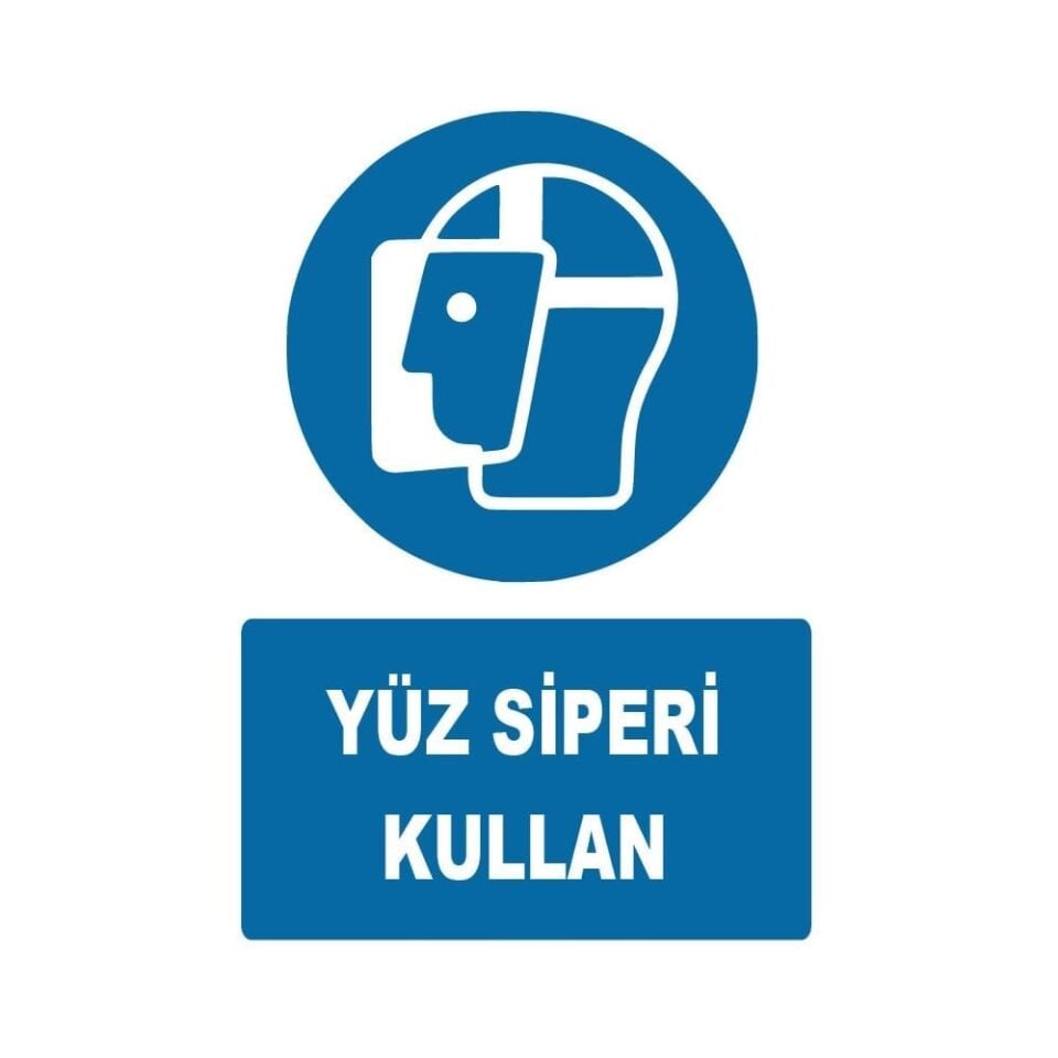Yüz Siperi Kullan levhası