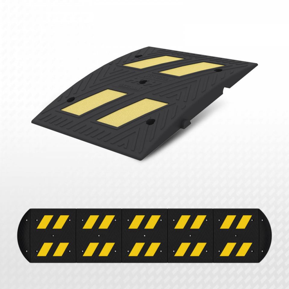 Kasis Hız Kesici Kauçuk Şaseli Yol Kasis Hız Kesici Kasis 60x15x4,5 cm