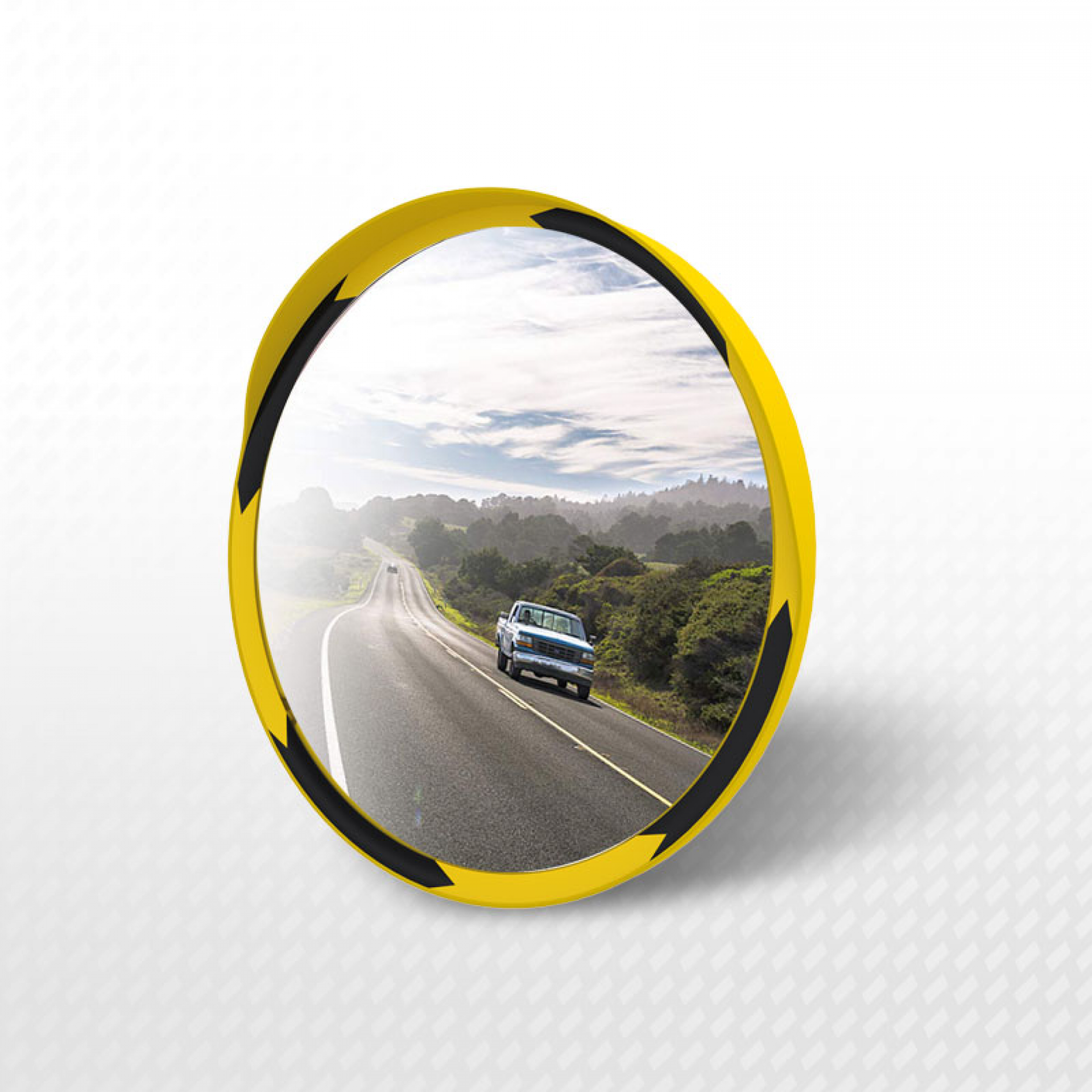 Bombeli Trafik Güvenlik Aynası Dış Mekan  60cm