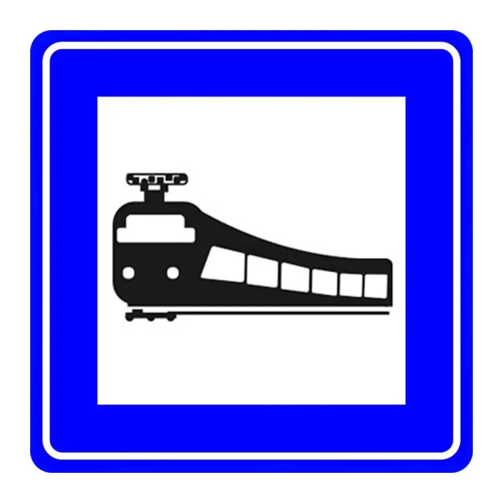 İstasyon Levhası Trafik Bilgi İşareti Tren İstasyonu Tabelası Anlamı Fiyatı