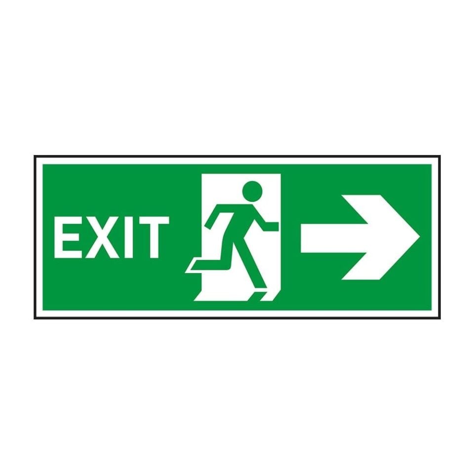 Exit Sağ Ok Fotolümenli