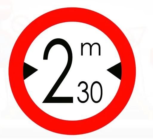 Genişliği Metreden Fazla Olan Taşıt Giremez Levhası Fiyatı Tabelası TT-20