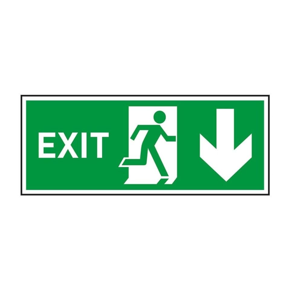 Exit Aşağı Ok Fotolümenli
