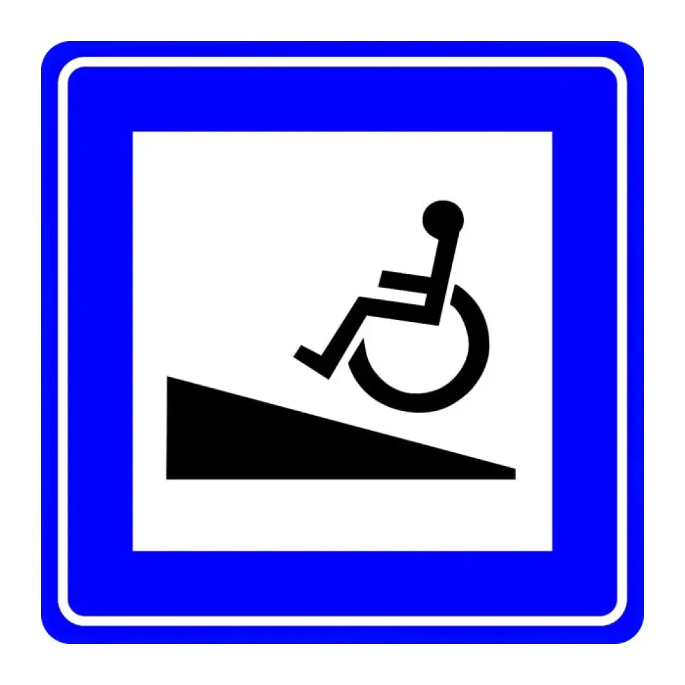 Rampalı Yaya Üst Geçidi Levhası Trafik Bilgi İşareti Tabelası Anlamı Fiyatı