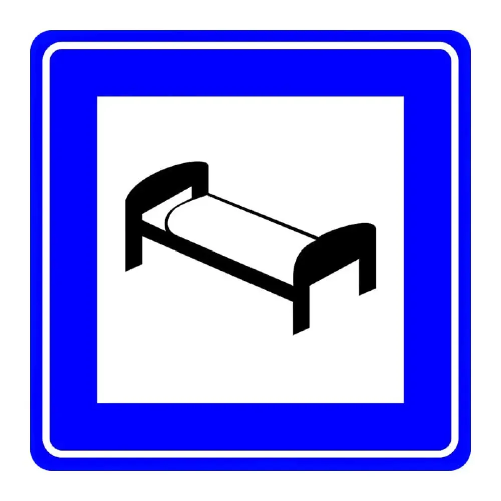 Otel veya Motel Levhası Trafik Bilgi İşareti Otel Motel Tabelası Anlamı Fiyat