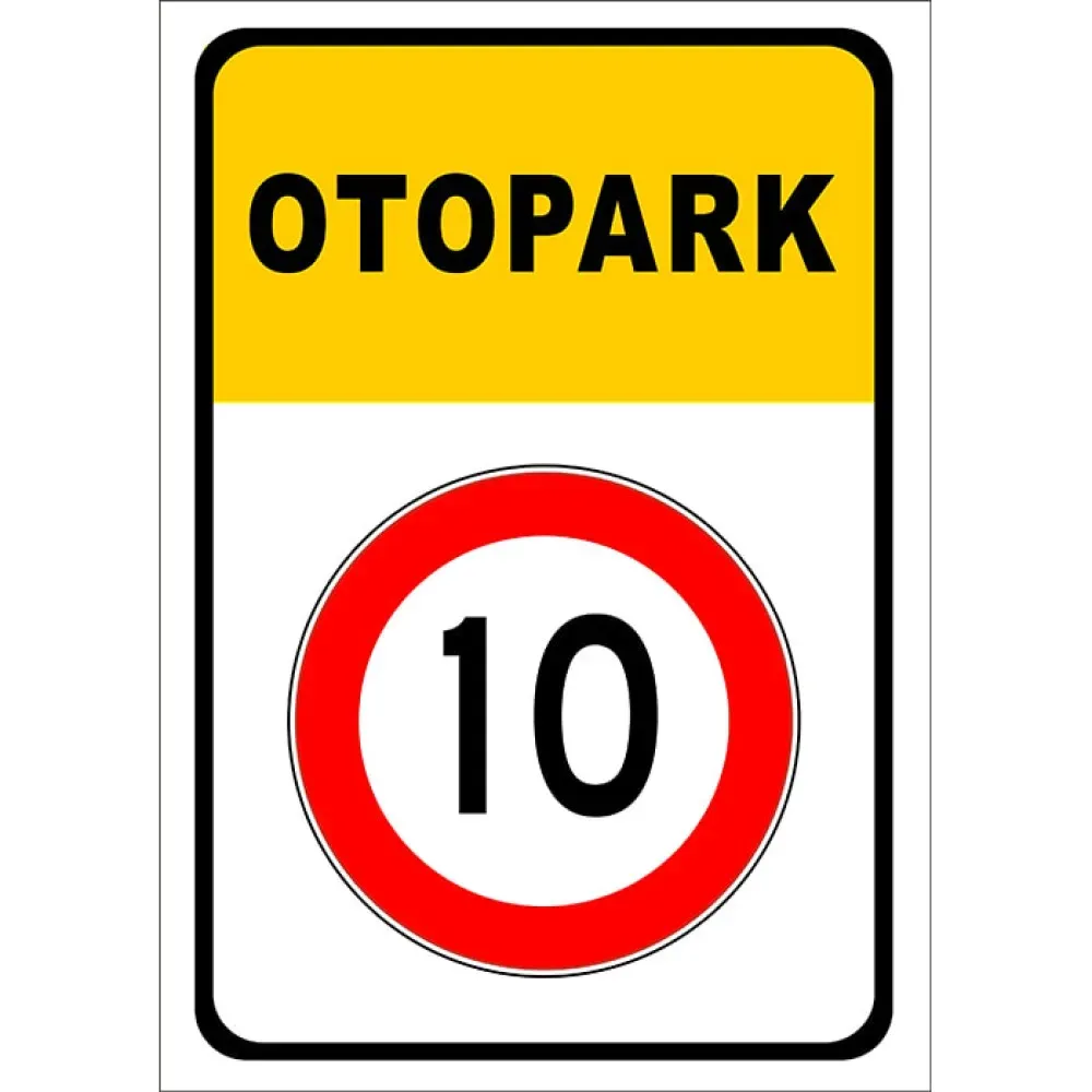 Otopark Levhası Park Yeri Tabelası Park Alanı Levhası İşareti Anlamı
