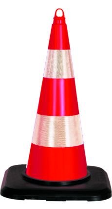 75 cm Agırlıklı Trafik Konisi Plastik Duba Trafik Yol Konisi Otopark Dubası