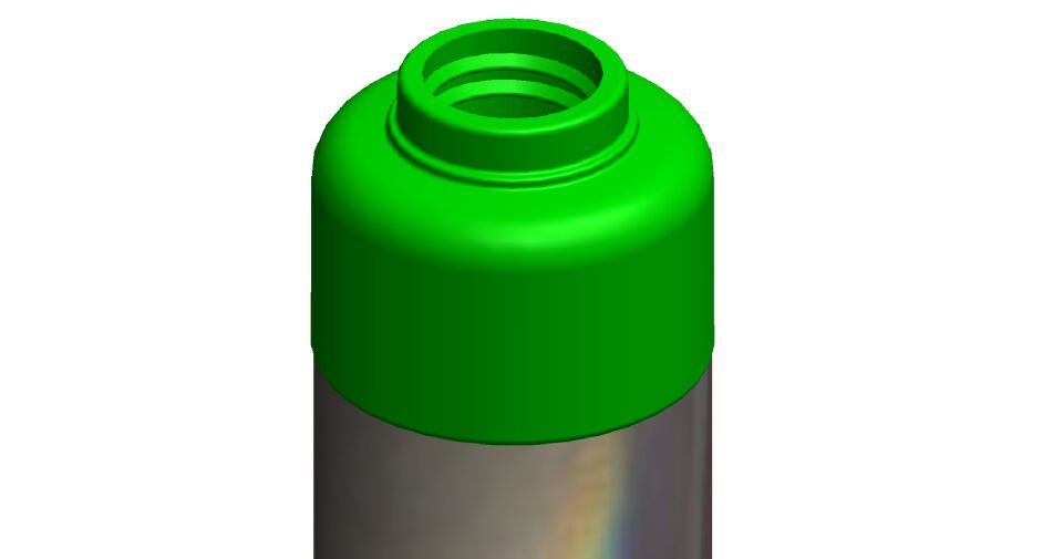 Esnek Delinatör TPE/TPU Şerit Ayırıcı  30 cm x 80 mm (Yeşil)