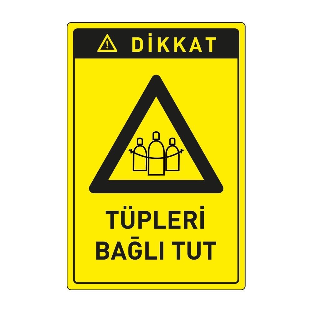 Dikkat Tüpleri Bağlı Tut ,İSG Tabela, Ankara Ucuz