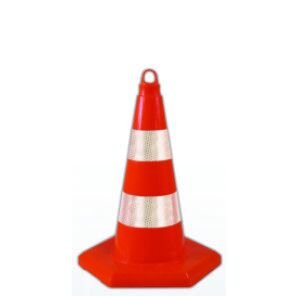 50 cm  Koni Trafik Konisi Plastik Trafik Duba Reflektör Koni Otopark Dubası