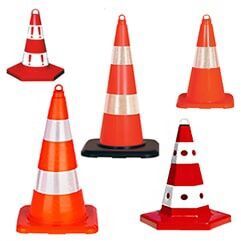 Eko Trafik Konisi Fiyatı Otopark Duba Trafik Konisi Ucuz Yol Uyarı Konisi 50 cm