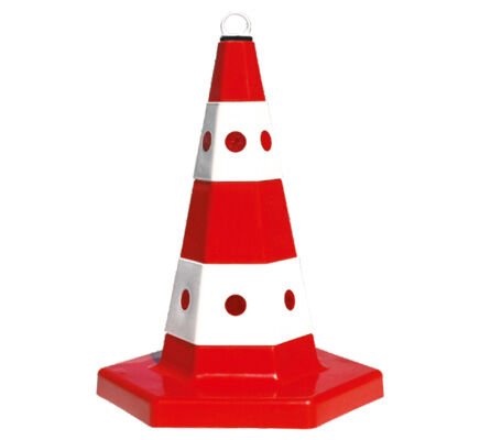 Klasik Kedi Gözlü  Trafik Konisi Fiyatı Otopark Duba Trafik Konisi Ucuz Yol Uyarı Konisi 50 cm