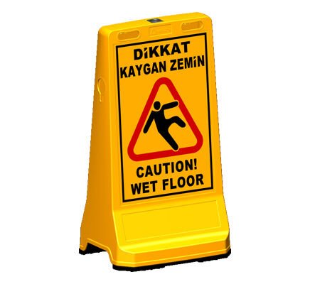 Reklam Dubası Fiyat Uyarı Duba Ultra Levhalı Uyarı Reklam Dubası