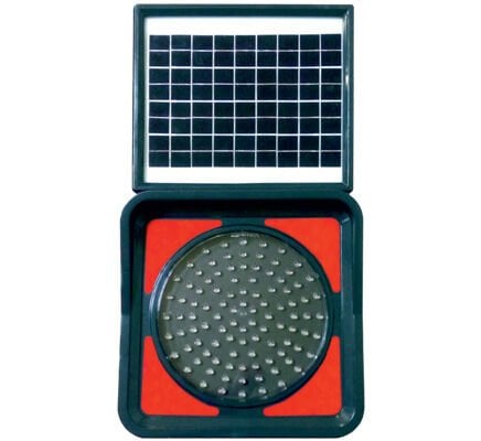 Solar Flaşör Uyarı Lambası Fiyatı Güneş Enerjili Ledli Trafik Lambası Kırmızı 11852 FL K