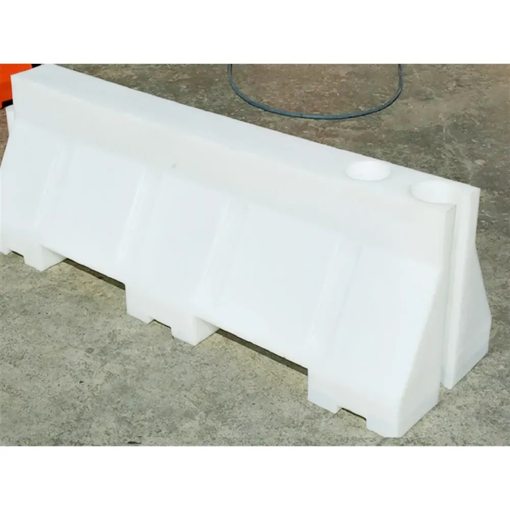 Yol Bariyeri Plastik Su Bariyeri Karayolları Oto Yol Kenarı Bariyer Beyaz 50x50x150 cm