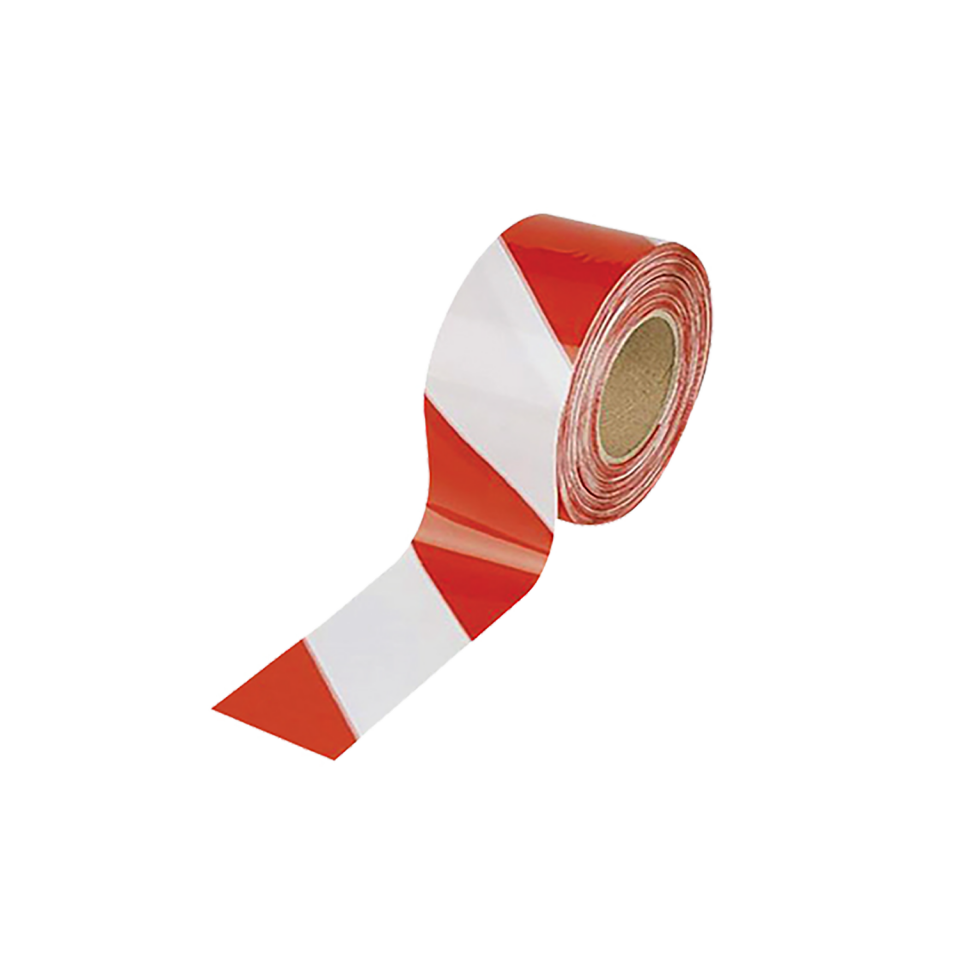 İkaz Şeridi Kırmızı Beyaz 180m