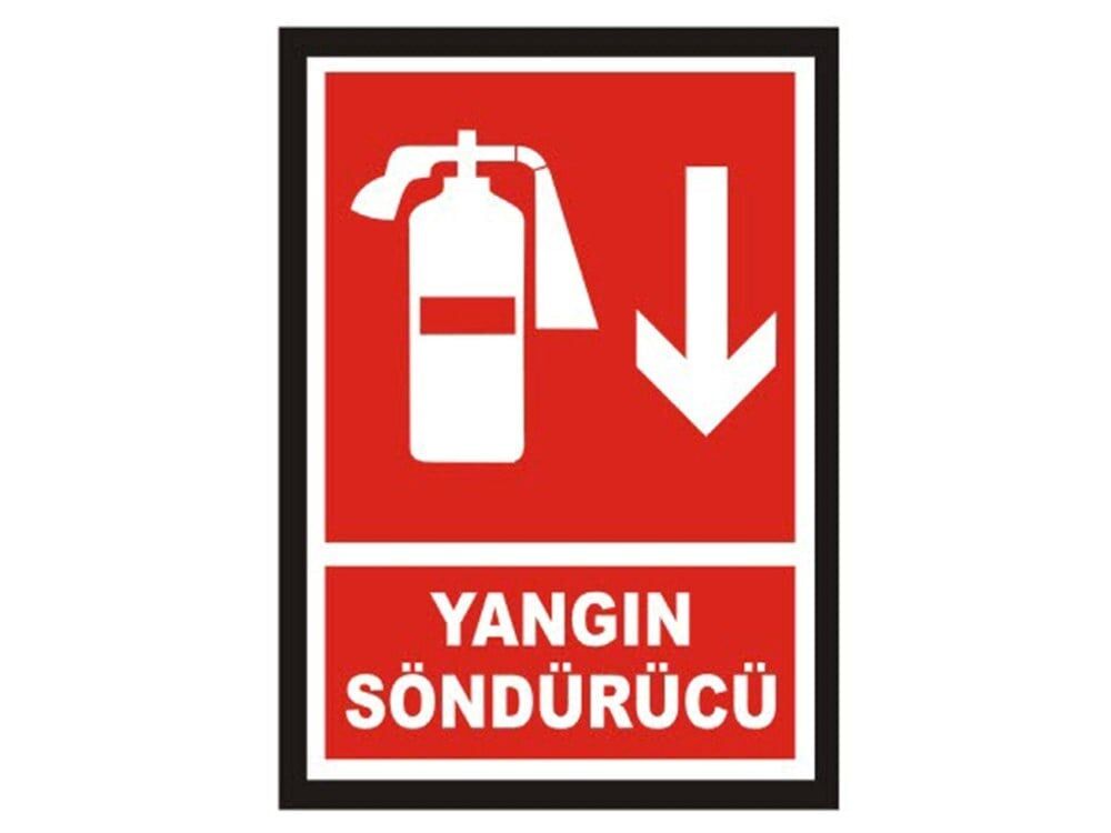 Yangın Söndürücü Tabelası ,İSG Tabela, Ankara Ucuz