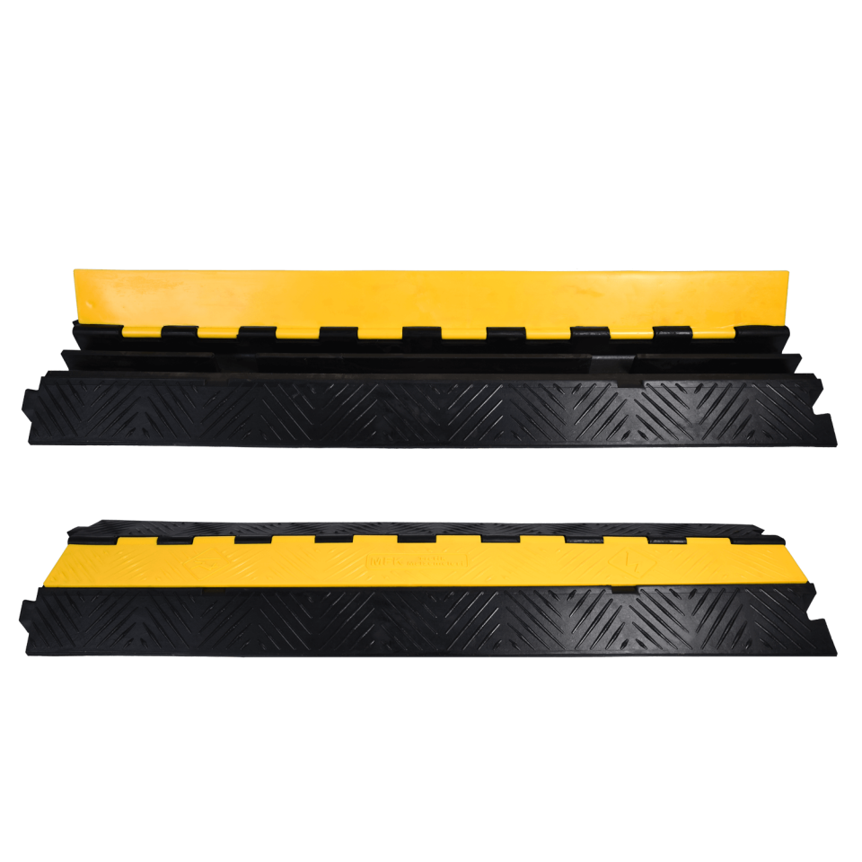 2 Kanallı Kablo Koruma Kasisi Kablo Kanallı  Hortum Koruyucu ,Kasisi Hız Kesici Kauçuk Kasis