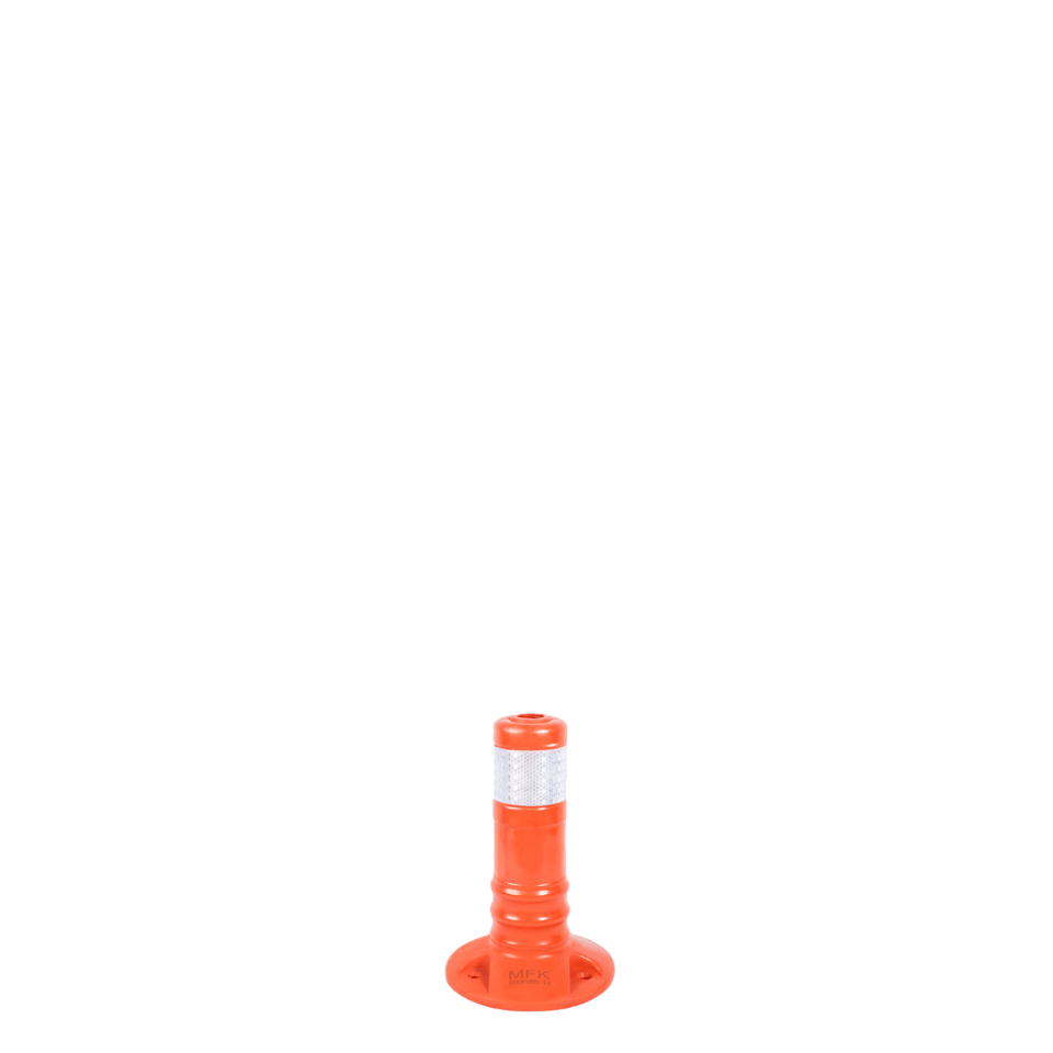 Esnek Delinatör TPE  Şerit Ayırıcı 30 cm  (Turuncu) Ekonomik