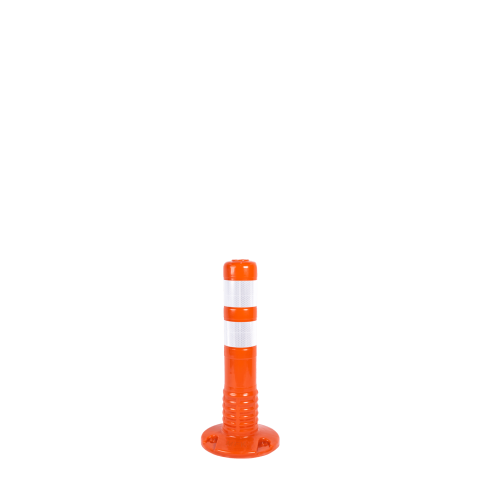 Trafik Delinatör Ankara Otopark Delinatör Esnek Delinatör TPE  Şerit Ayırıcı 45 cm  (Turuncu) Ekonomik