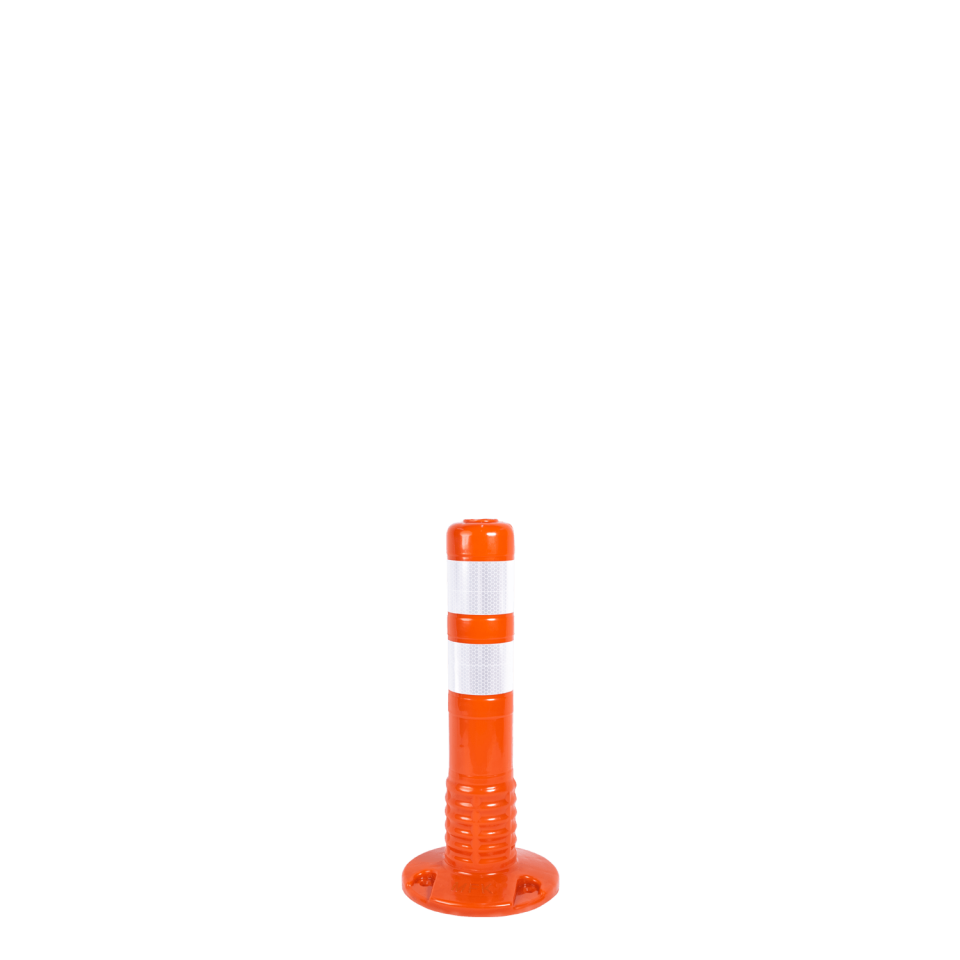 Trafik Delinatör Ankara Otopark Delinatör Esnek Delinatör TPE  Şerit Ayırıcı 45 cm  (Turuncu) Ekonomik