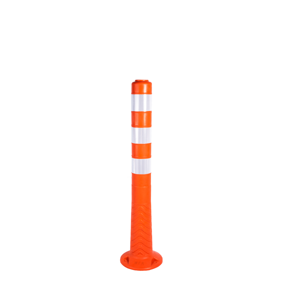 Esnek Delinatör TPE  Şerit Ayırıcı 75 cm  (Turuncu) Ekonomik