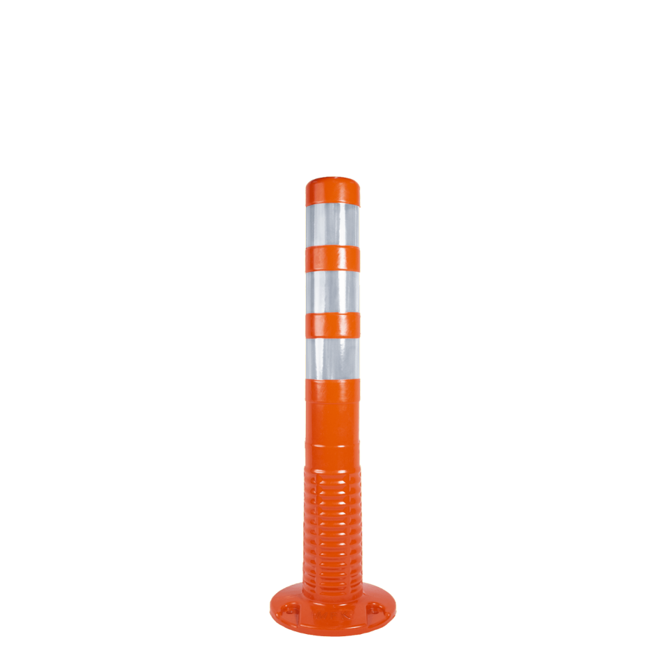 TPU Delinatör 75 CM ( Ø 90 )  Şerit Ayırıcı  Trafik Yol Delinatör Esnek Delinatör