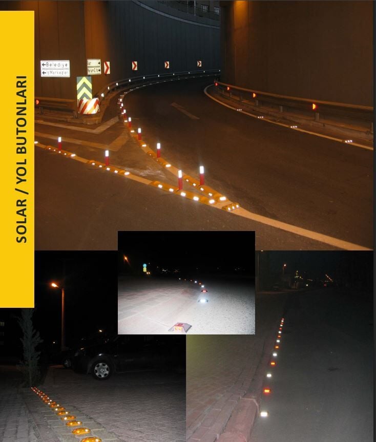 Mercekli Yol Butonu Otopark Trafik Yol Butonu Fiyatı Otoyol Buton