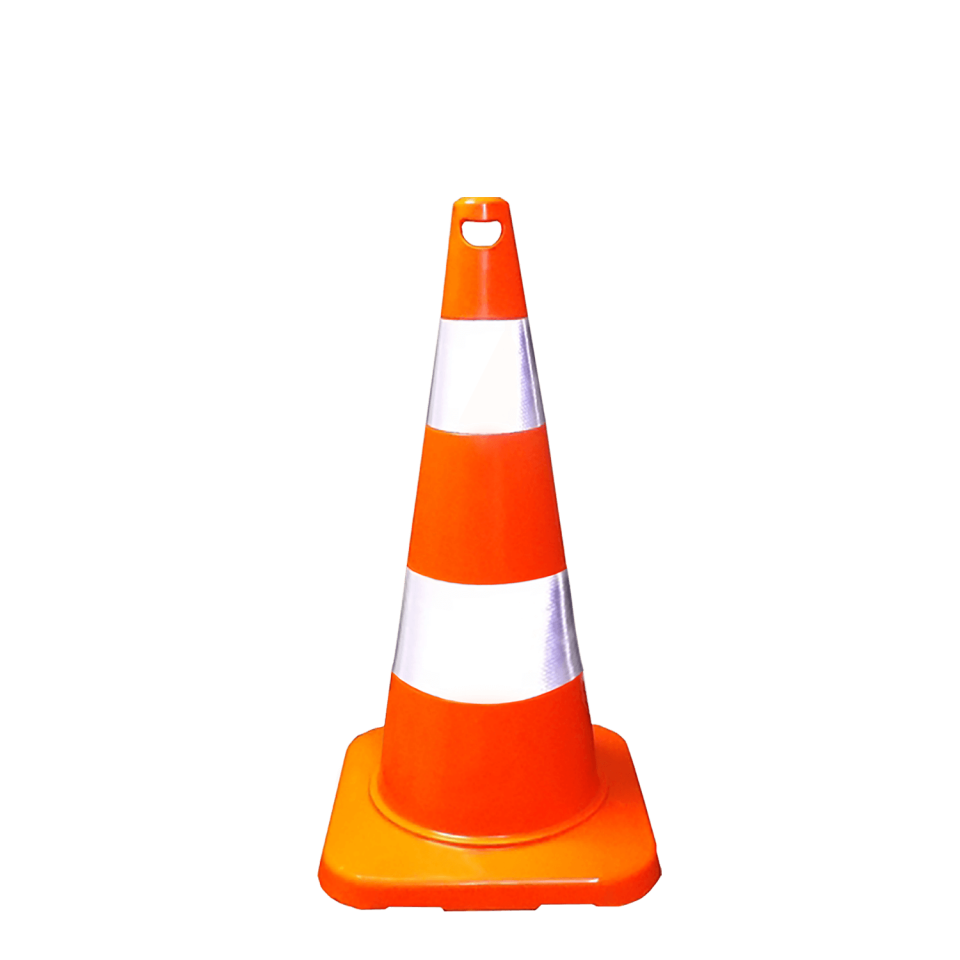 75 cm  Koni Trafik Konisi Plastik Trafik Duba Reflektör Koni Otopark Dubası