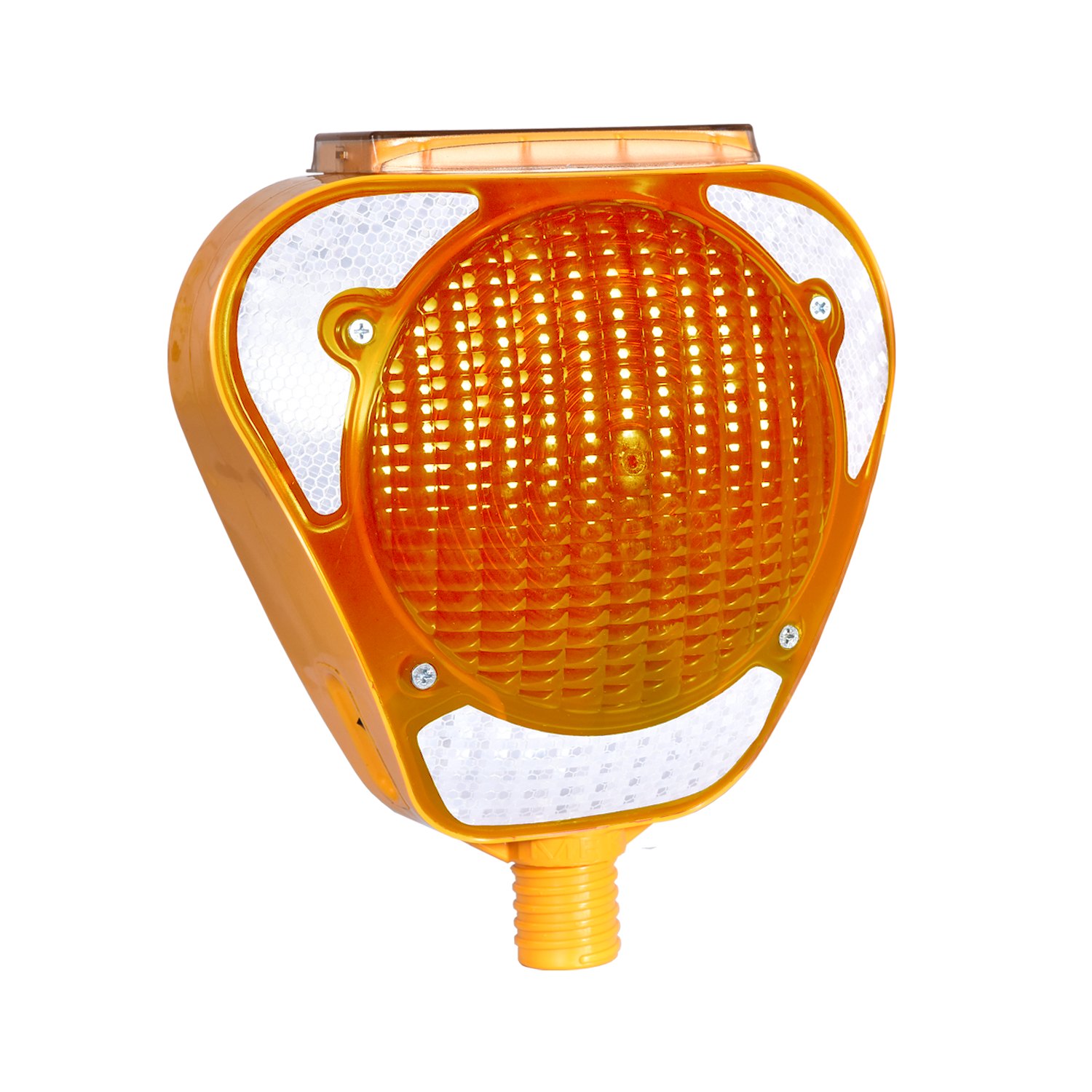 Power Ledli  Flaşörler Solar Trafik İkaz Flaşör Ledli Lamba Fiyatı Uyarıcı (Sarı)