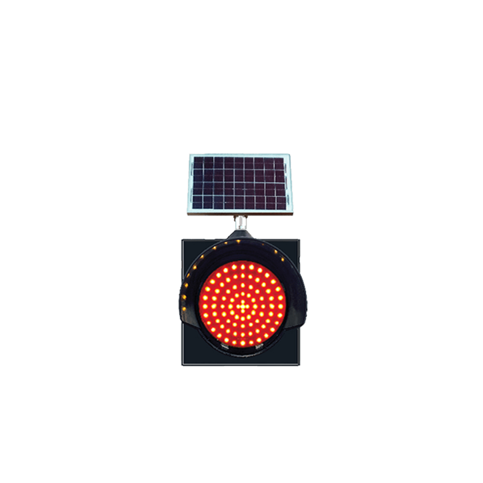 Solar Flaşör Uyarı Lambası Fiyatı Güneş Enerjili Ledli Trafik Lambası Kırmızı Q200