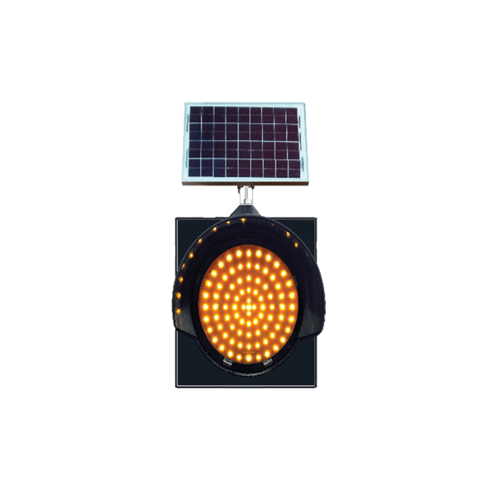 Solar Flaşör Uyarı Lambası Fiyatı Güneş Enerjili Ledli Trafik Lambası Sarı Q300