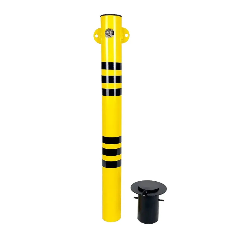 Park Yapılmaz Demiri Kilitli Oto Park Direği Çıkan Ankrajlı Otopark Bariyeri 70 cm 70mm