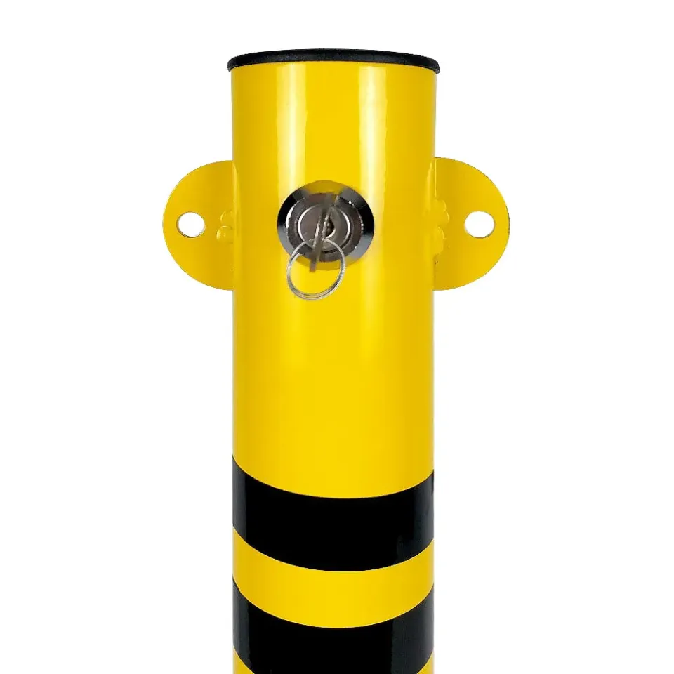 Park Yapılmaz Demiri Kilitli Oto Park Direği Çıkan Ankrajlı Otopark Bariyeri 70 cm 70mm