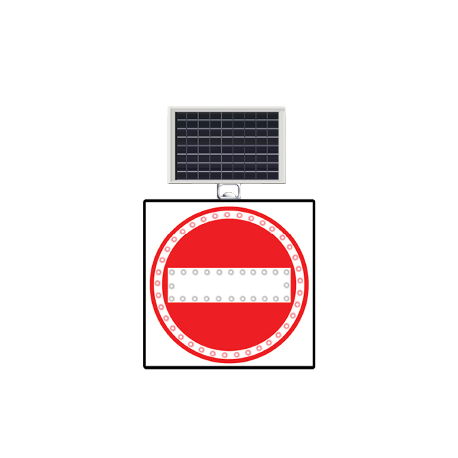 Sola Tehlikeli Devamlı Viraj Güneş Enerjili Ledli Devamlı Virajlar Levhası