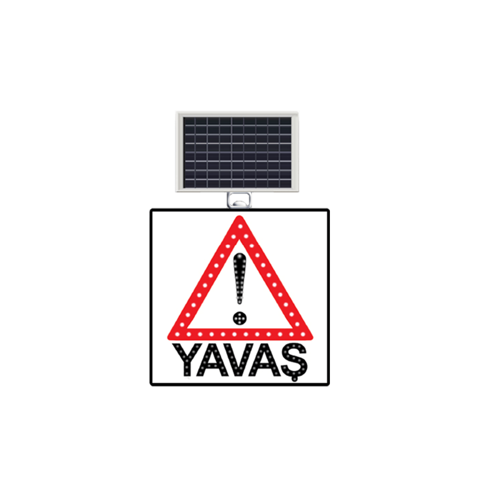 Güneş Enerjili Yavaş Levhası Çift Yönlü Ok Ledli Solar Levhası Fiyatı