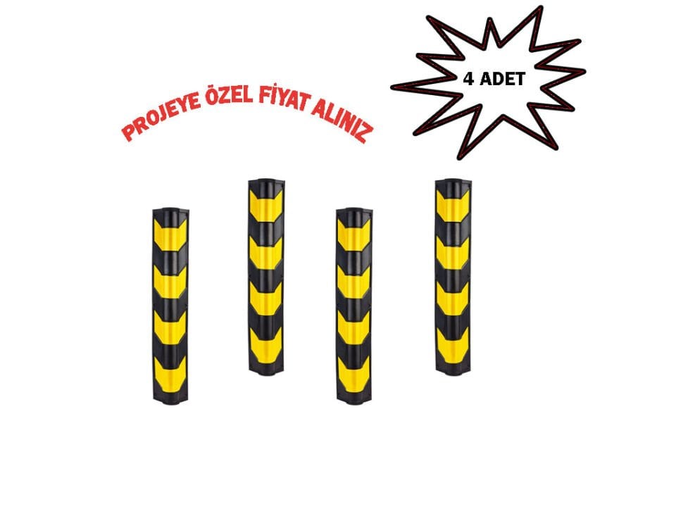 Kolon Köşe Koruyucu Kauçuk Otopark Kolon Koruma Oval Fiyatı