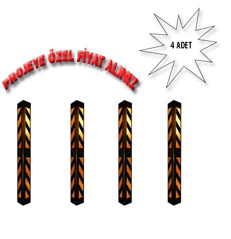 Otopark Kolon Köşe Koruyucu Köşeli Tip 4 lü
