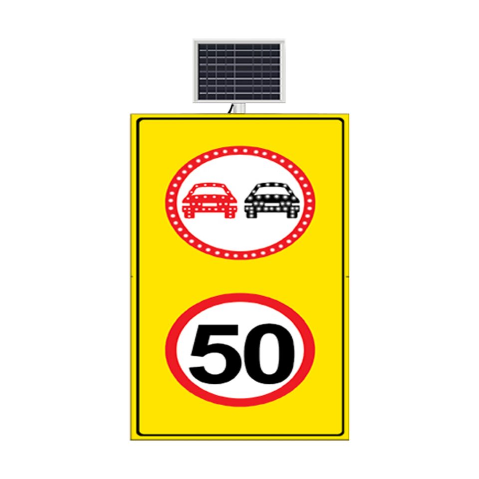 Sollama Yasağı Tabelası Güneş Enerjili Azami Hız Sınırı 50 km Levhası  Led'siz