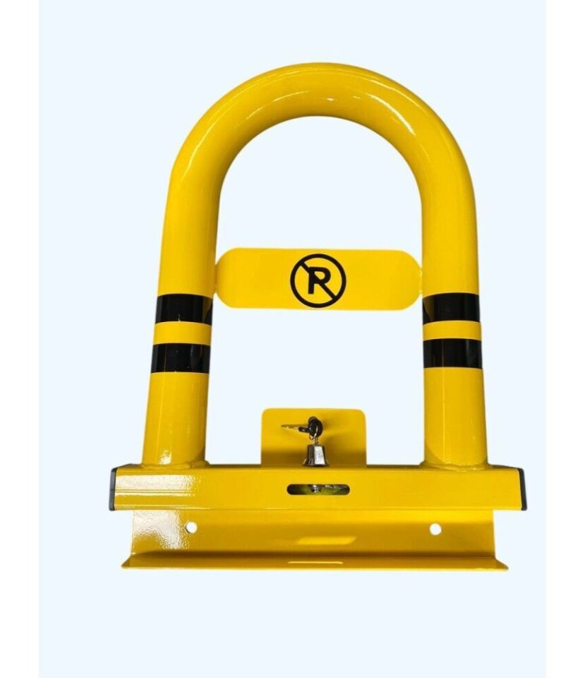 Yatar Park Bariyeri  Kilitli Katlanır Yatar Park Bariyeri Sarı 5 li