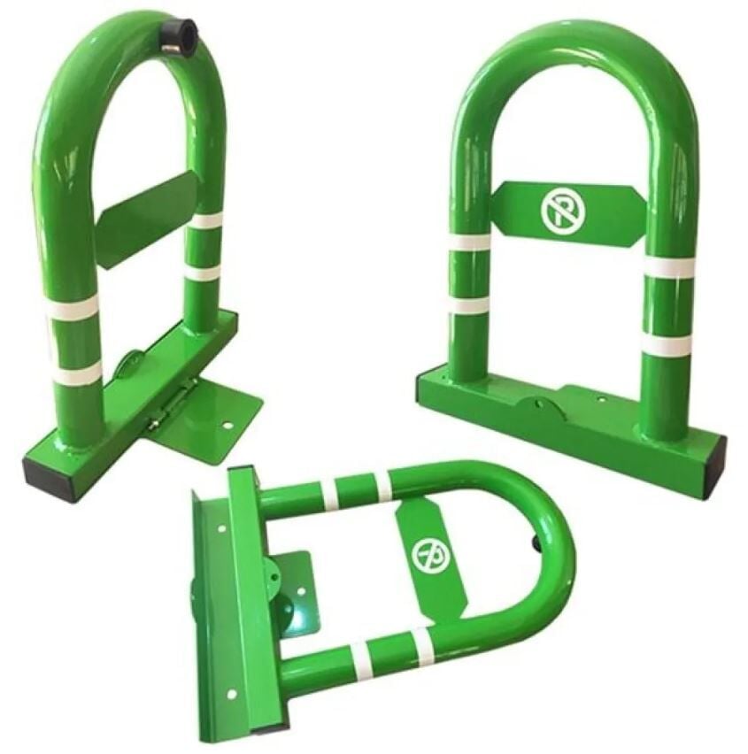 Yatar Park Bariyeri  Kilitli Katlanır Yatar Park Bariyeri Yeşil 2 li