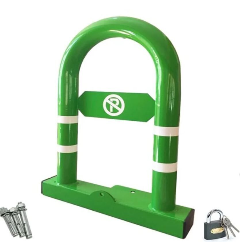 Yatar Park Bariyeri  Kilitli Katlanır Yatar Park Bariyeri Yeşil 5 li