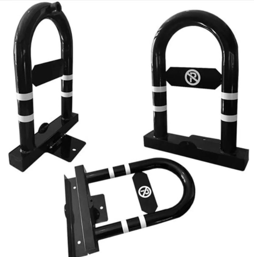 Yatar Park Bariyeri  Kilitli Katlanır Yatar Park Bariyeri Siyah 5 li