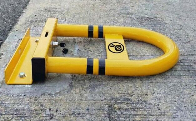 Kendinden Kilitli Otopark Direği 50 cm, Yatar U Tip Park Bariyeri