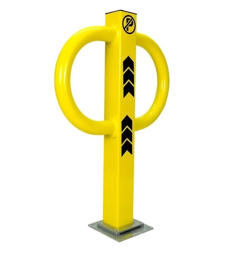 Kilitli Otopark Direği 75 cm, Çıkan Tip Kızaklı Park Bariyeri