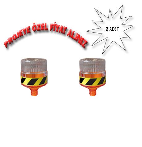 Flaşör Nedir Trafik Flaşörü Ledli Flaşör Lamba Solar Uyarıcı Flaşör Fiyatı Sarı Evelux 11819 FL S (2 ADET)